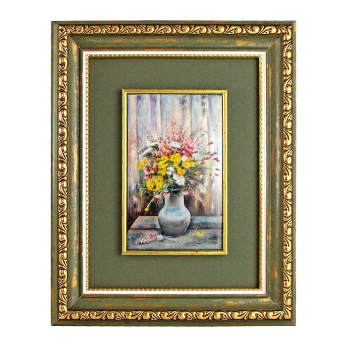 Gift set "Flowers" with the book "Myths and legends about flowers" and panels